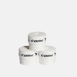 CORK PADEL OVERGRIP 3 PAK - HVID