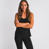 KISSPADEL TANK TOP / SORT