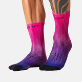 FLOKY S-MASH 3D BIOMEKANISKE STRØMPER – PINK NEBULA