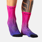 FLOKY S-MASH 3D BIOMEKANISKE STRØMPER – PINK NEBULA