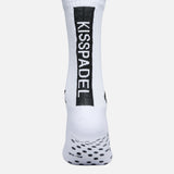KISSPADEL GRIP STRØMPER - HVID (5 PAK)